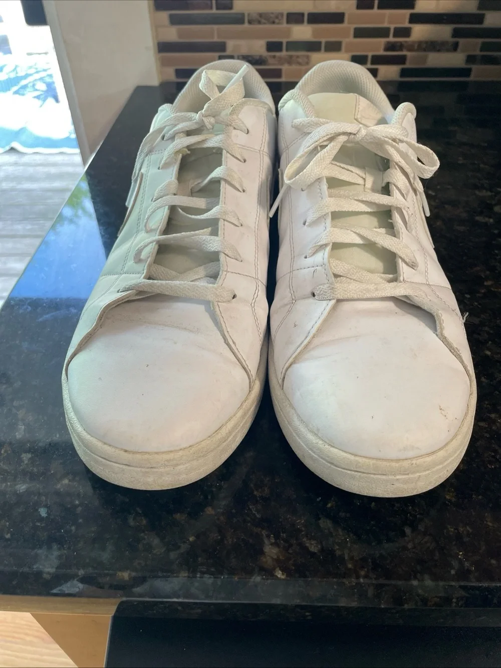 Nike Court Royale Triple White Men’s Size 13 Good Condition No Box